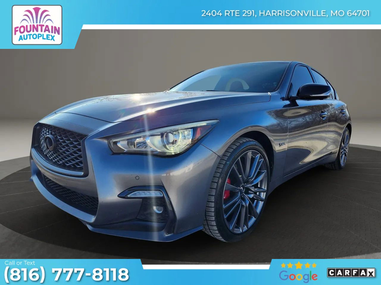 Used 2018 INFINITI Q50 Red Sport 400
