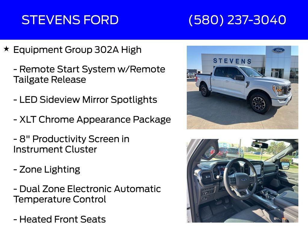 Used 2022 Ford F150 XLT w/ Equipment Group 302A High image 12