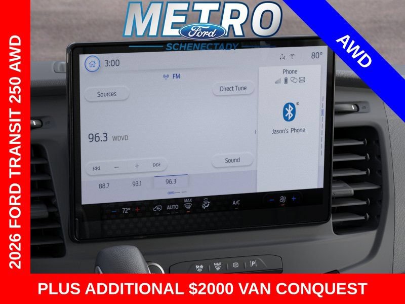 New 2026 Ford Transit 250 148 Medium Roof Extended AWD w/ Load Area Protection Package image 14