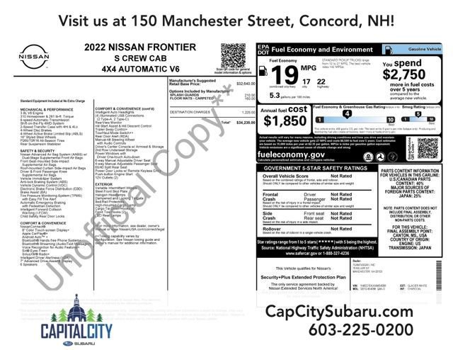 Used 2022 Nissan Frontier S image 32