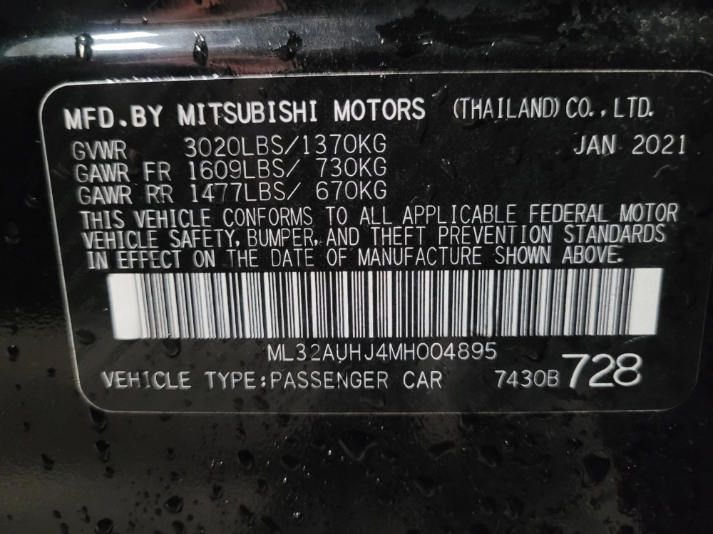 Used 2021 Mitsubishi Mirage ES FWD image 33