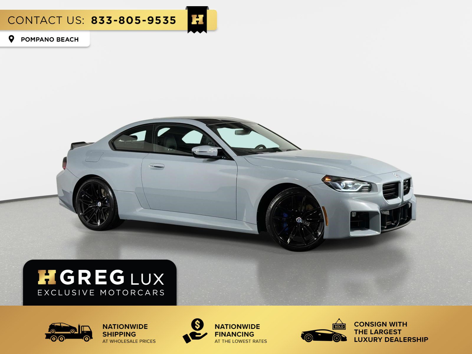 Used 2023 BMW M2 w/ Lighting Package RWD image 1