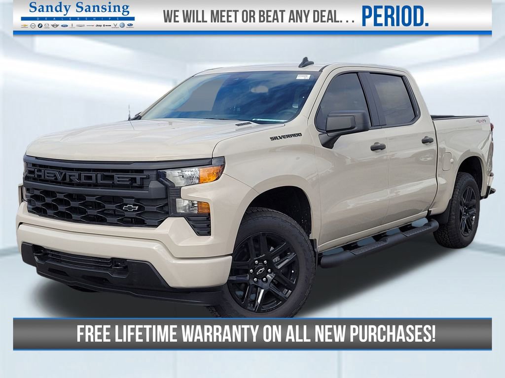 New 2026 Chevrolet Silverado 1500 Custom w/ Turbomax Blackout Package