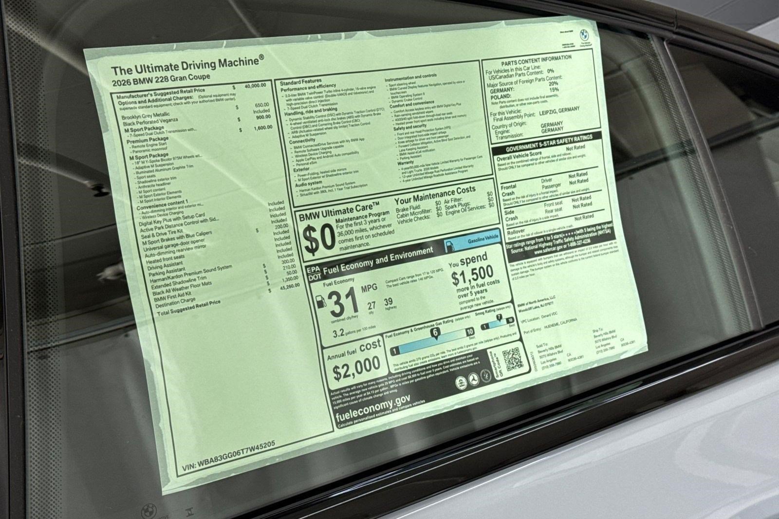 New 2026 BMW 228i w/ Premium Package FWD image 29