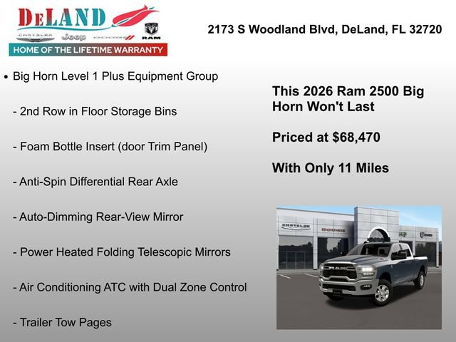 New 2026 RAM 2500 Big Horn image 6