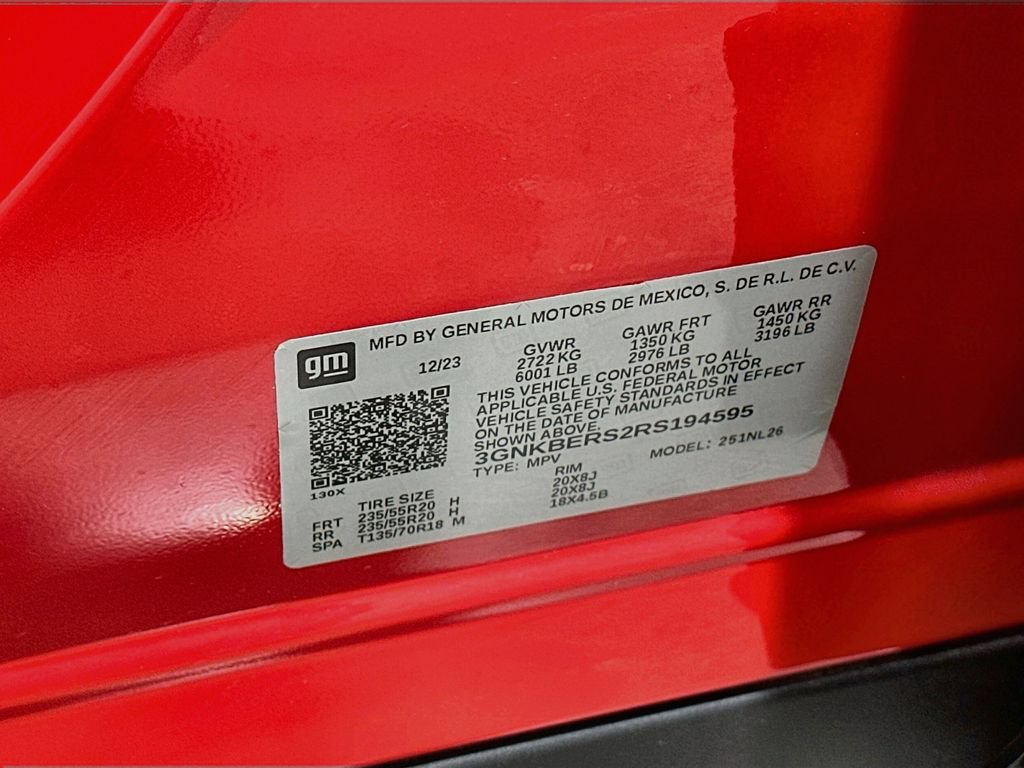 Certified 2024 Chevrolet Blazer RS w/ Driver Confidence II Package FWD image 33
