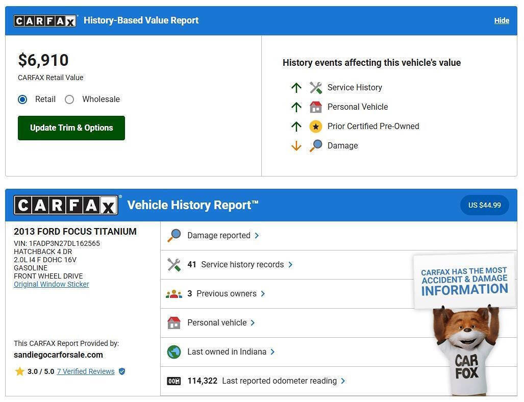Used 2013 Ford Focus Titanium image 2