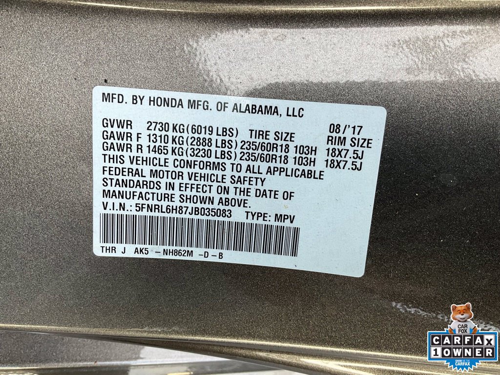 Used 2018 Honda Odyssey Touring image 26