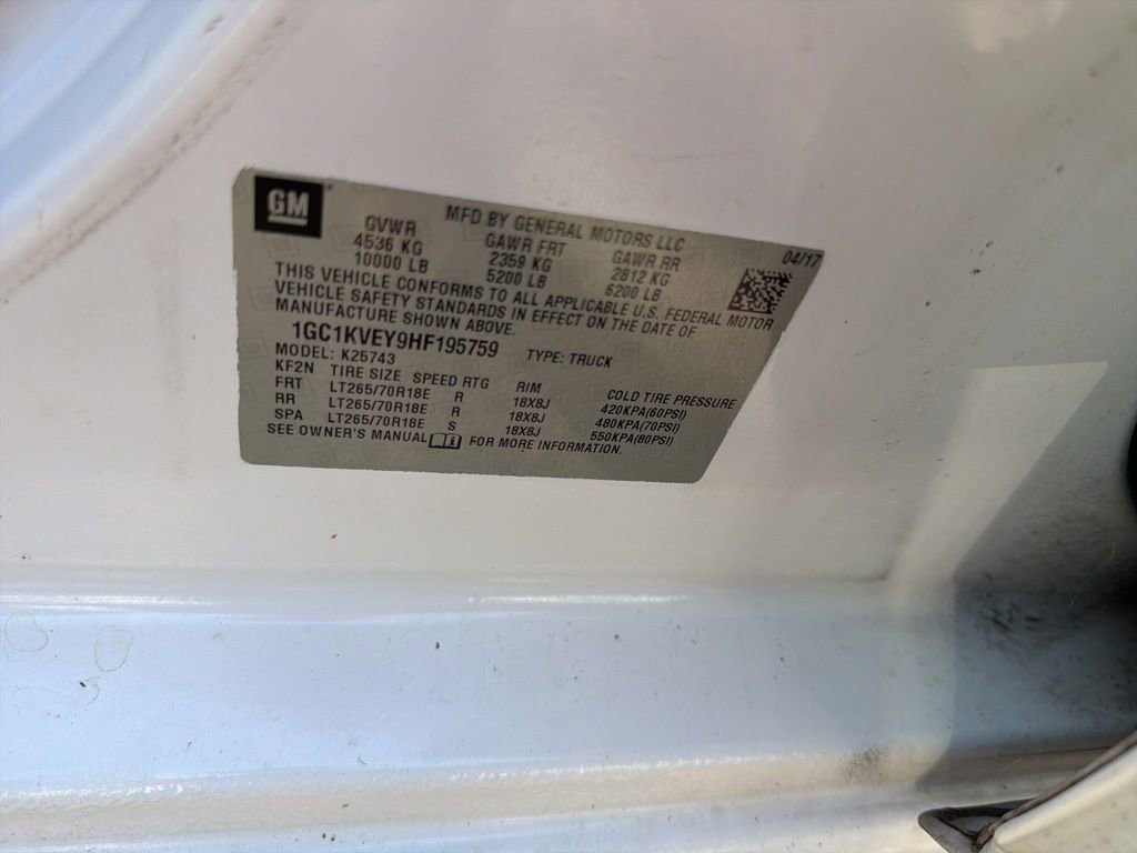 Used 2017 Chevrolet Silverado 2500 LT w/ LT Fleet Convenience Package image 14