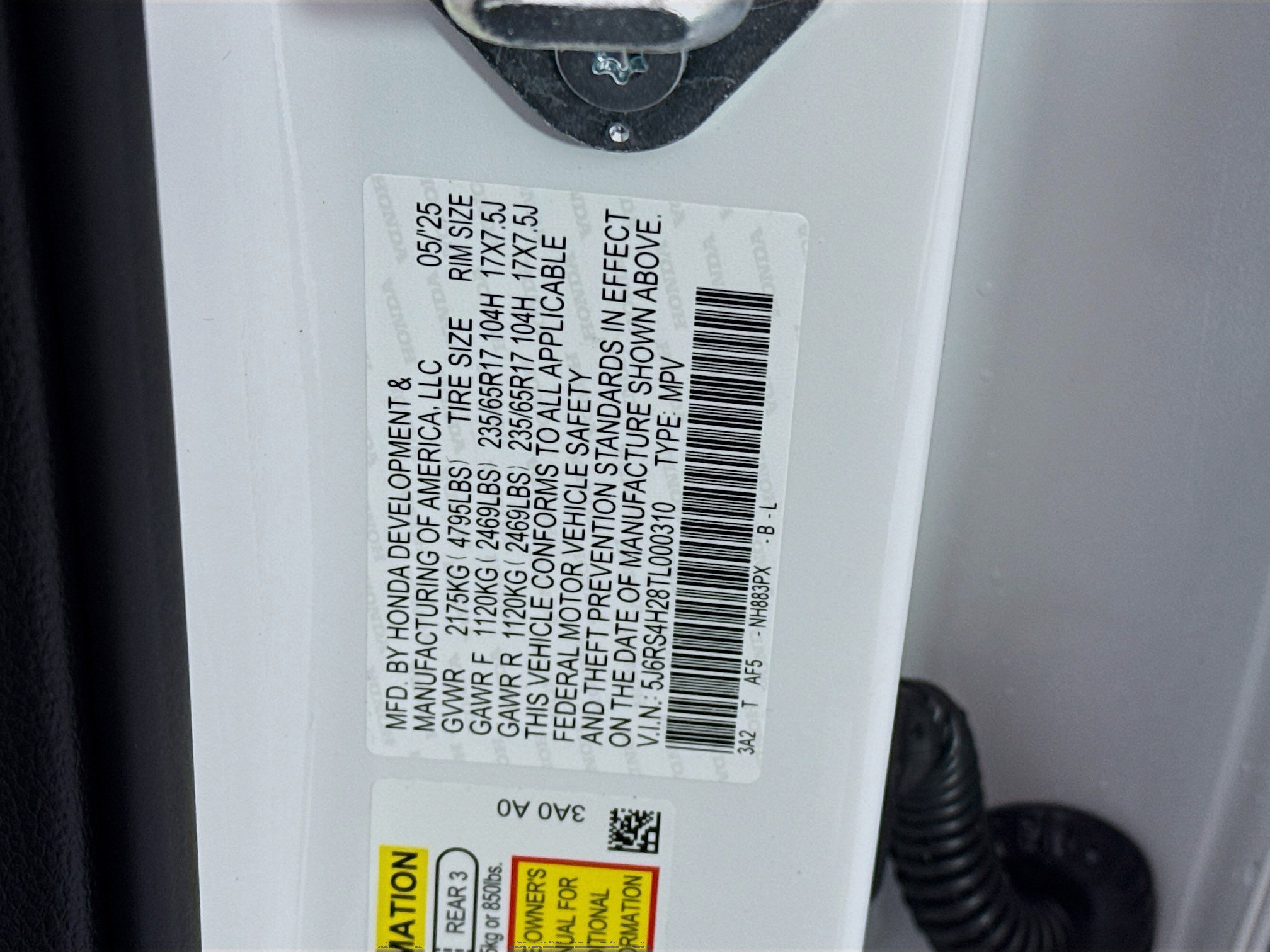 New 2026 Honda CR-V LX image 30