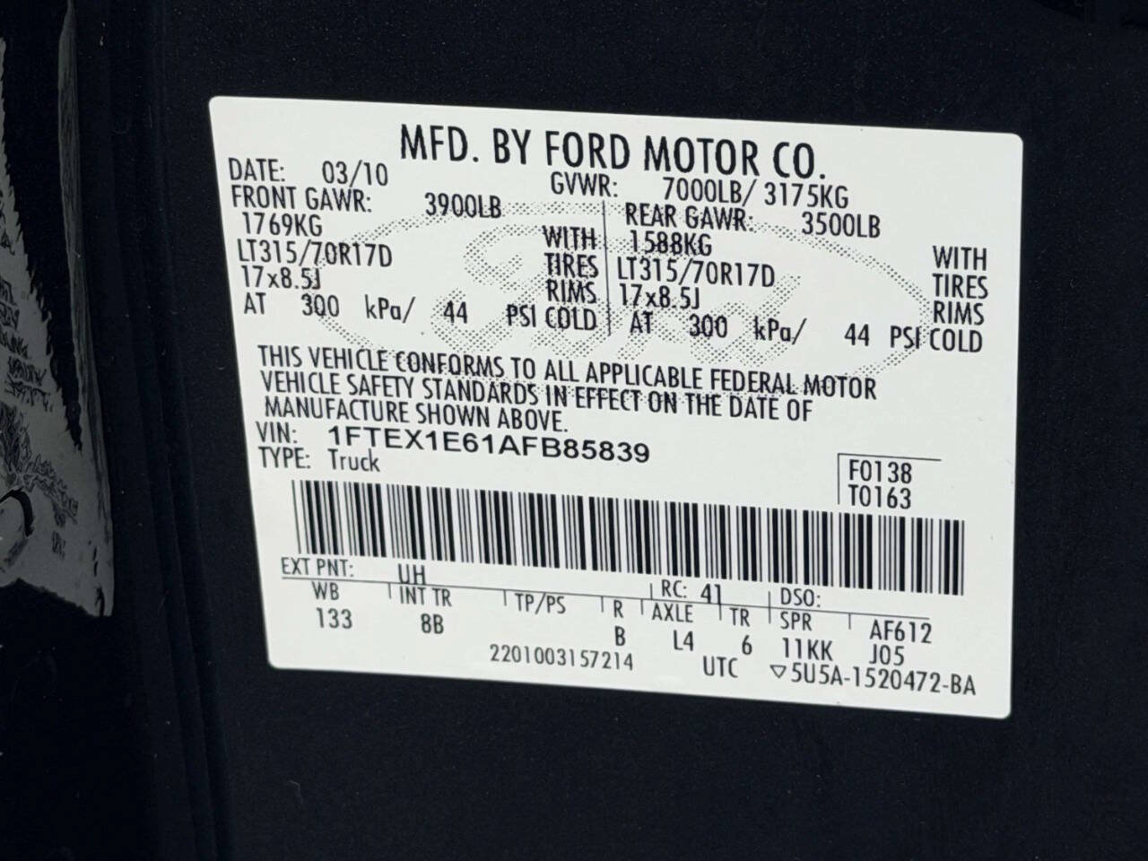 Used 2010 Ford F150 Raptor AWD/4WD image 20
