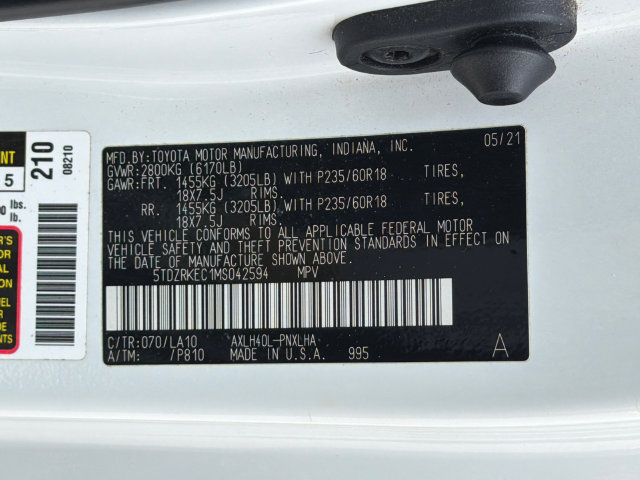 Used 2021 Toyota Sienna Limited FWD image 31