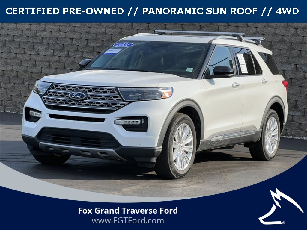 Certified 2021 Ford Explorer Limited w/ Equipment Group 301A