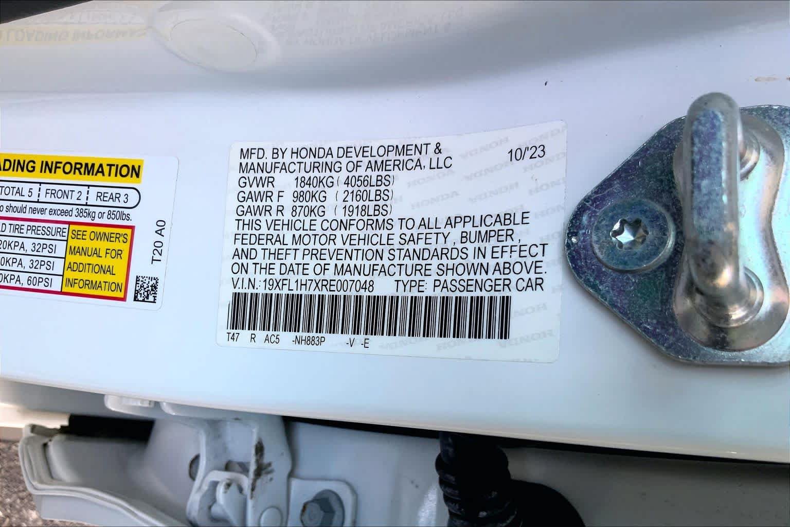 Used 2024 Honda Civic EX-L image 34