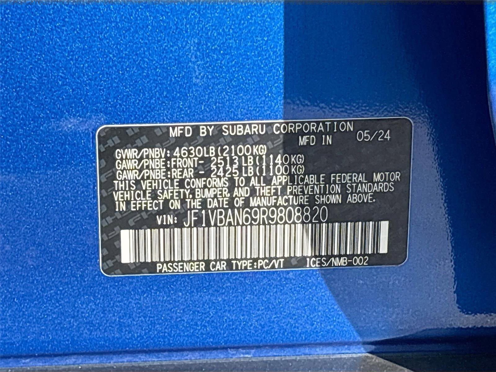 Used 2024 Subaru WRX Limited image 36