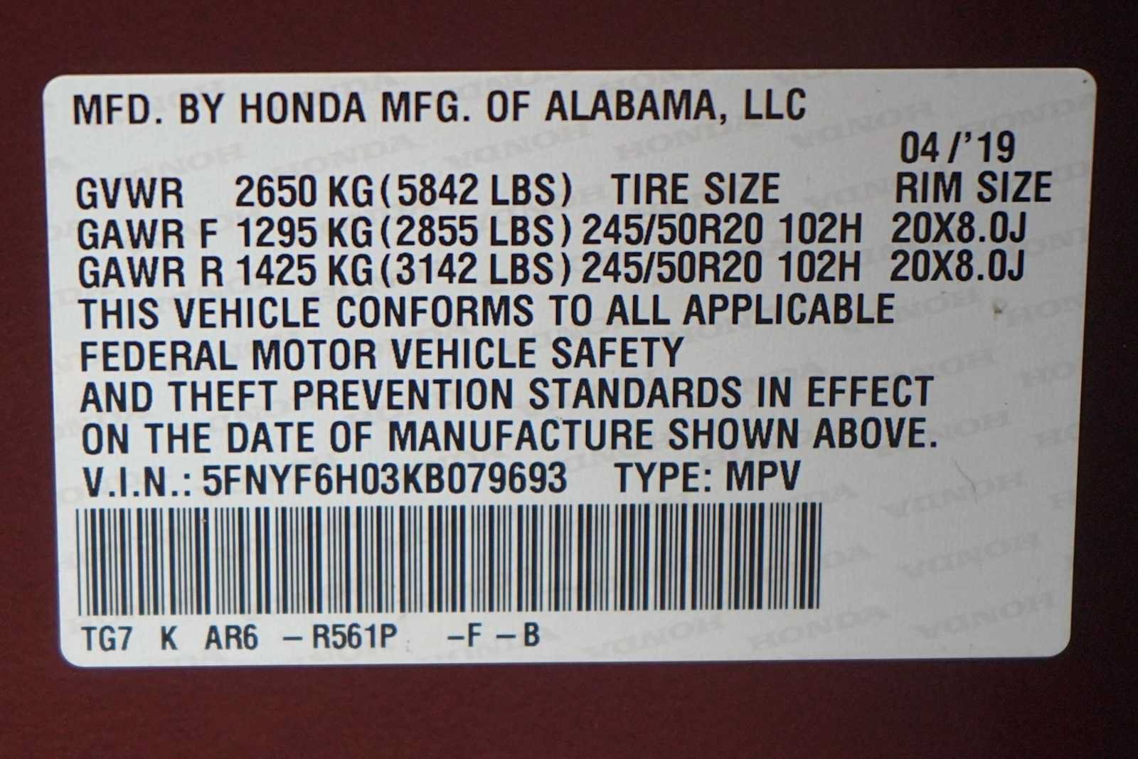 Used 2019 Honda Pilot Elite image 30