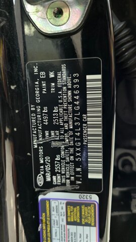 Used 2020 Kia Optima SE FWD image 22