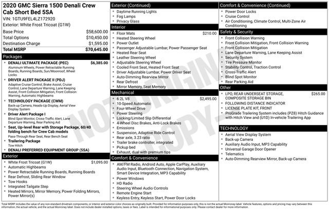 Used 2020 GMC Sierra 1500 Denali w/ Denali Ultimate Package image 3