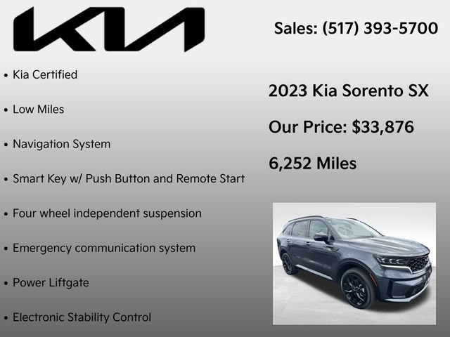 Used 2023 Kia Sorento SX AWD/4WD image 7