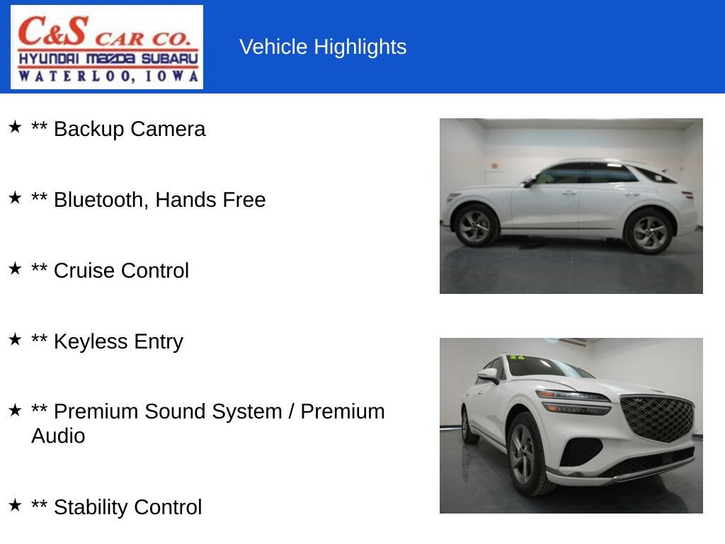 Used 2026 Genesis GV70 2.5T AWD/4WD image 7