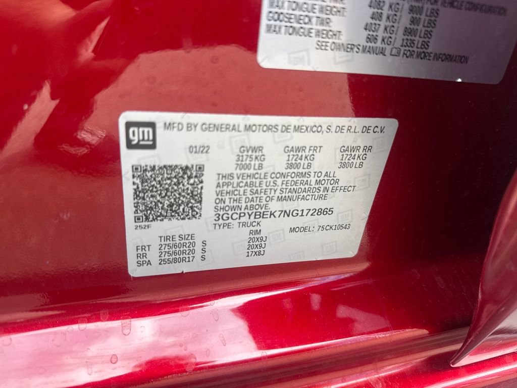 Used 2022 Chevrolet Silverado 1500 Custom w/ Safety Confidence Package image 9