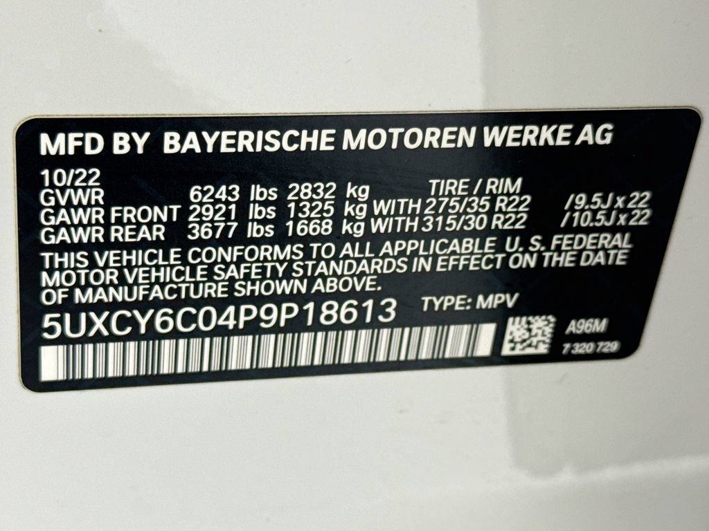 Used 2023 BMW X6 xDrive40i w/ M Sport Package AWD/4WD image 34