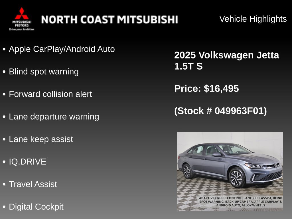 Used 2025 Volkswagen Jetta S FWD image 2