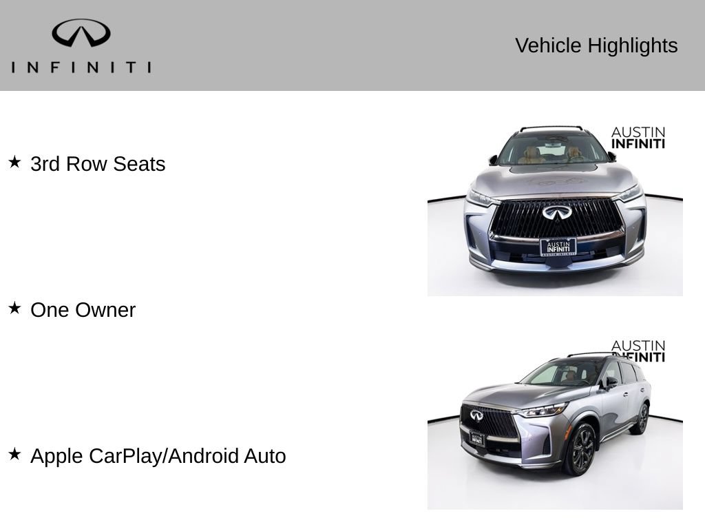 Certified 2026 INFINITI QX60 Autograph w/ Dark Cargo Package AWD/4WD image 3
