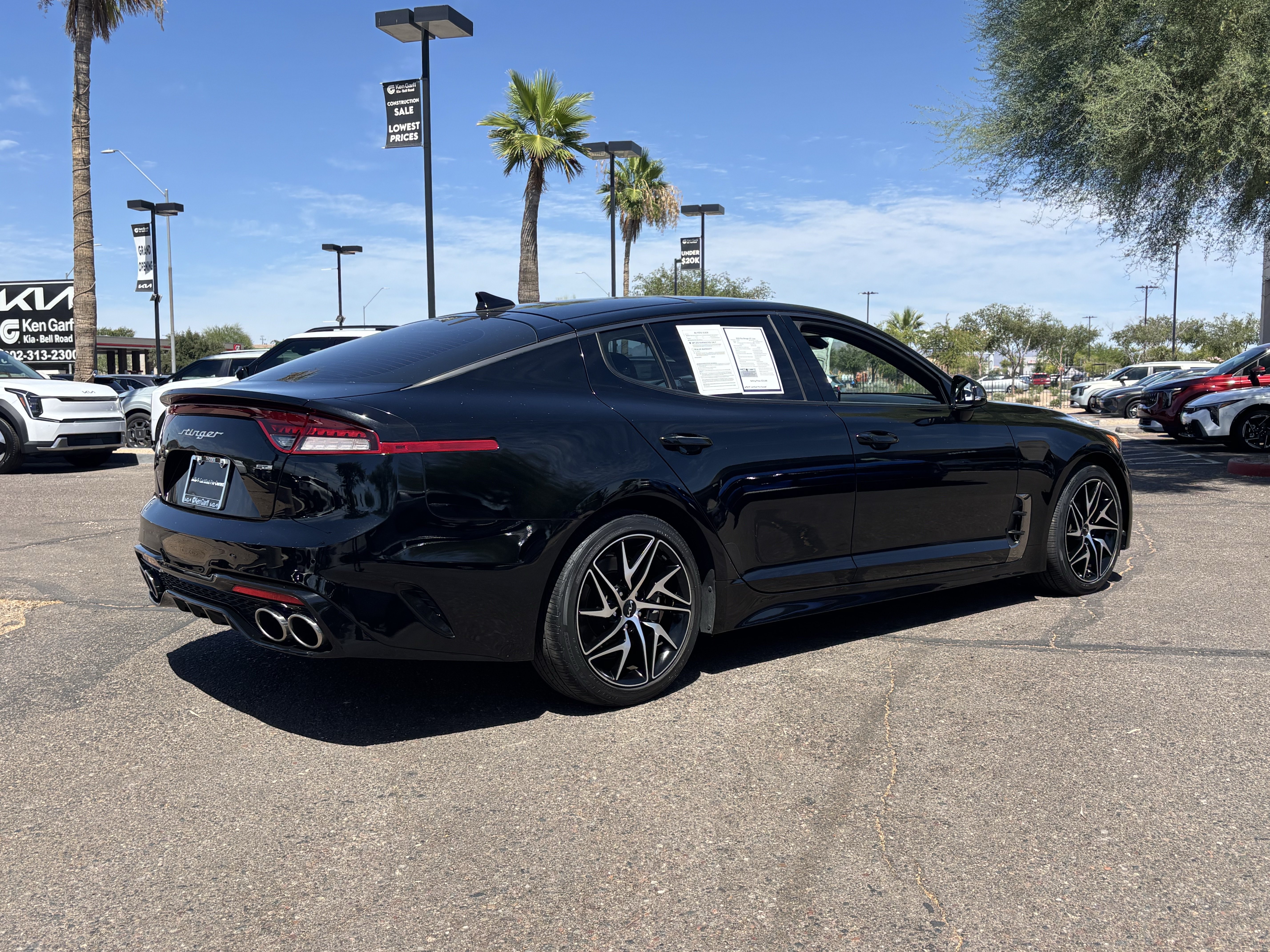 Certified 2023 Kia Stinger GT-Line w/ Sun & Sound Package RWD image 3