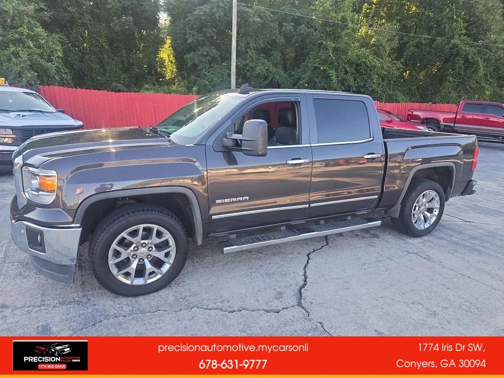 Used 2015 GMC Sierra 1500 SLT w/ SLT Crew Cab Value Package RWD image 3