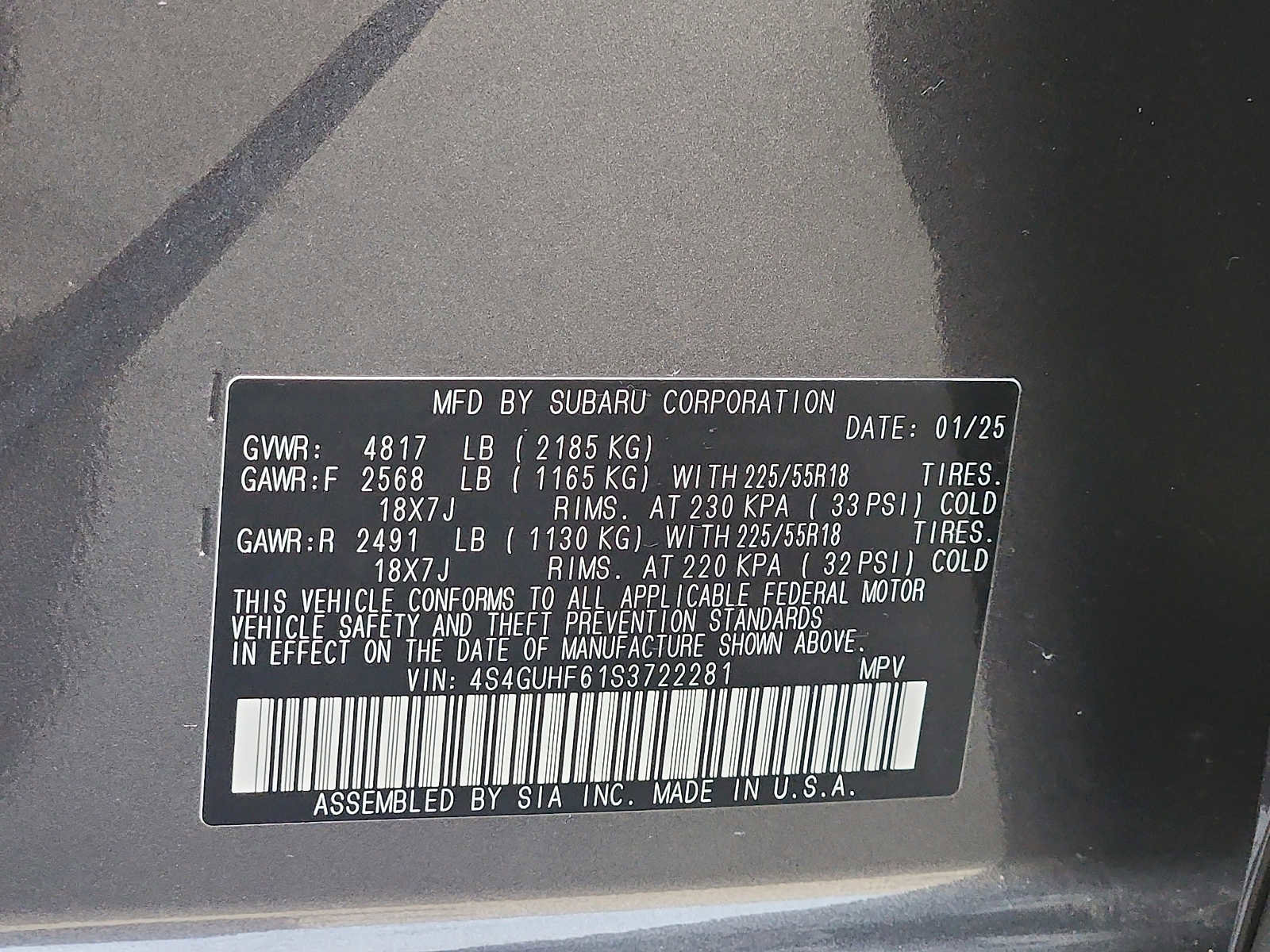 Certified 2025 Subaru Crosstrek 2.5i Sport image 27