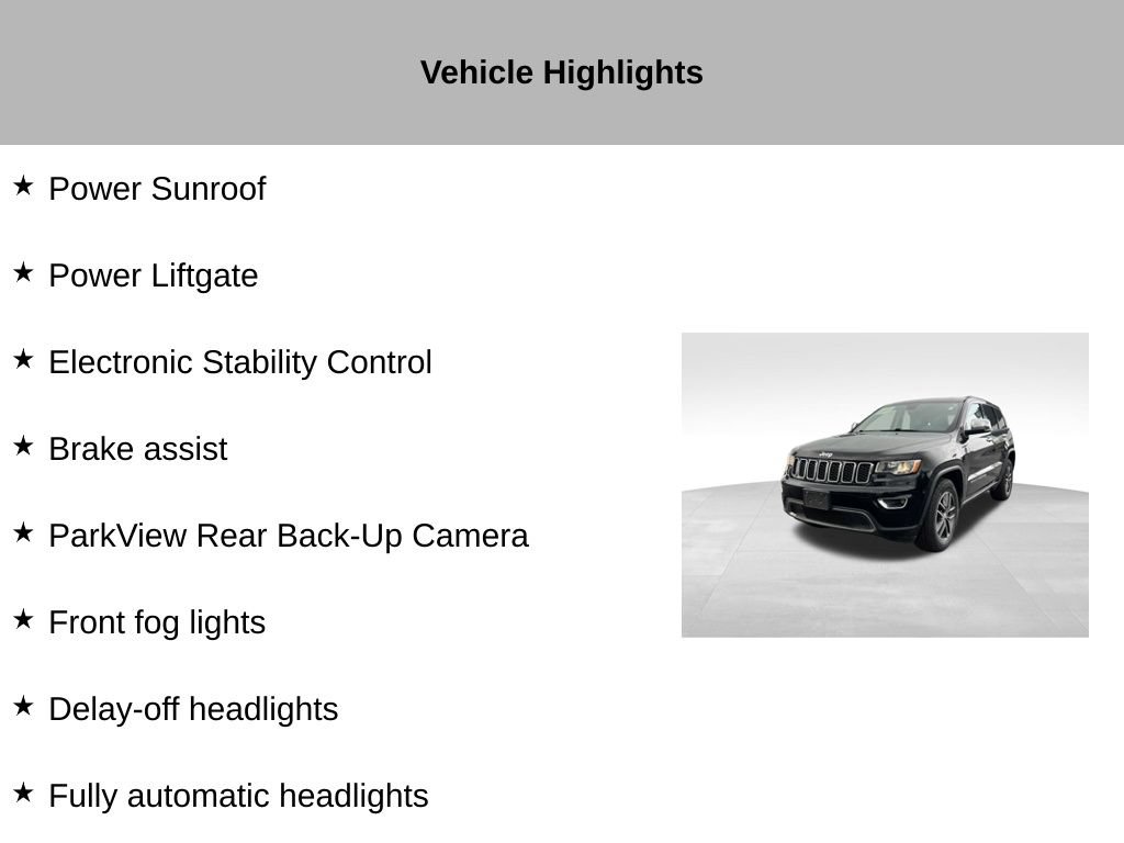 Used 2017 Jeep Grand Cherokee Limited AWD/4WD image 54