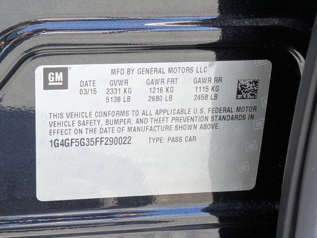 Used 2015 Buick LaCrosse Premium w/ Driver Confidence Package #1 FWD image 16