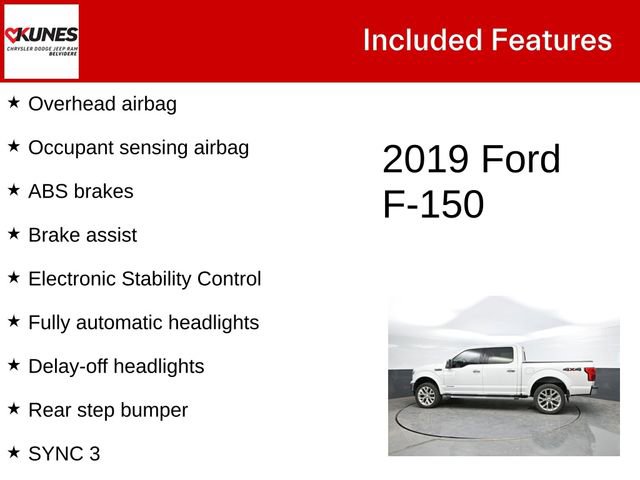 Used 2019 Ford F150 Lariat w/ Equipment Group 502A Luxury AWD/4WD image 4