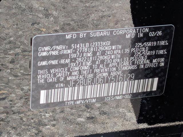 New 2026 Subaru Outback Touring XT AWD/4WD image 18