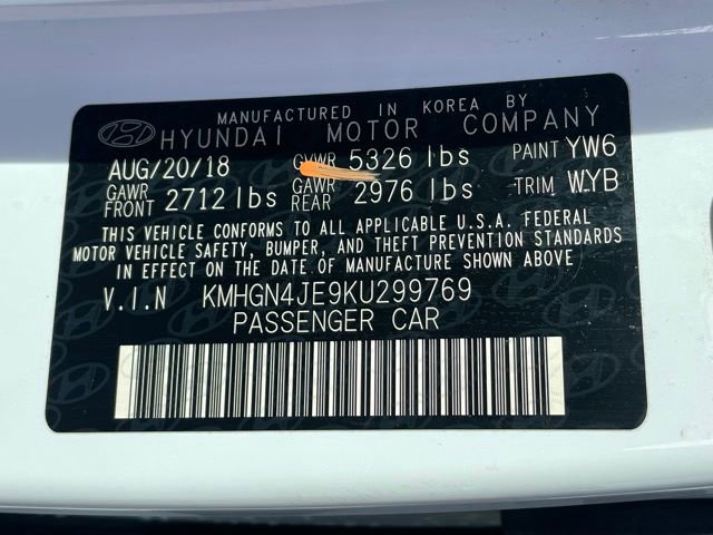 Used 2019 Genesis G80 3.8 w/ Sport Package 02 image 25