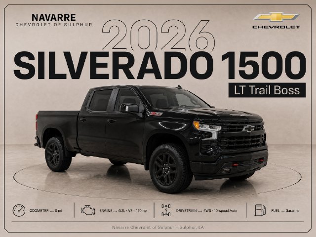 New 2026 Chevrolet Silverado 1500 LT Trail Boss w/ LT Trail Boss Premium Package