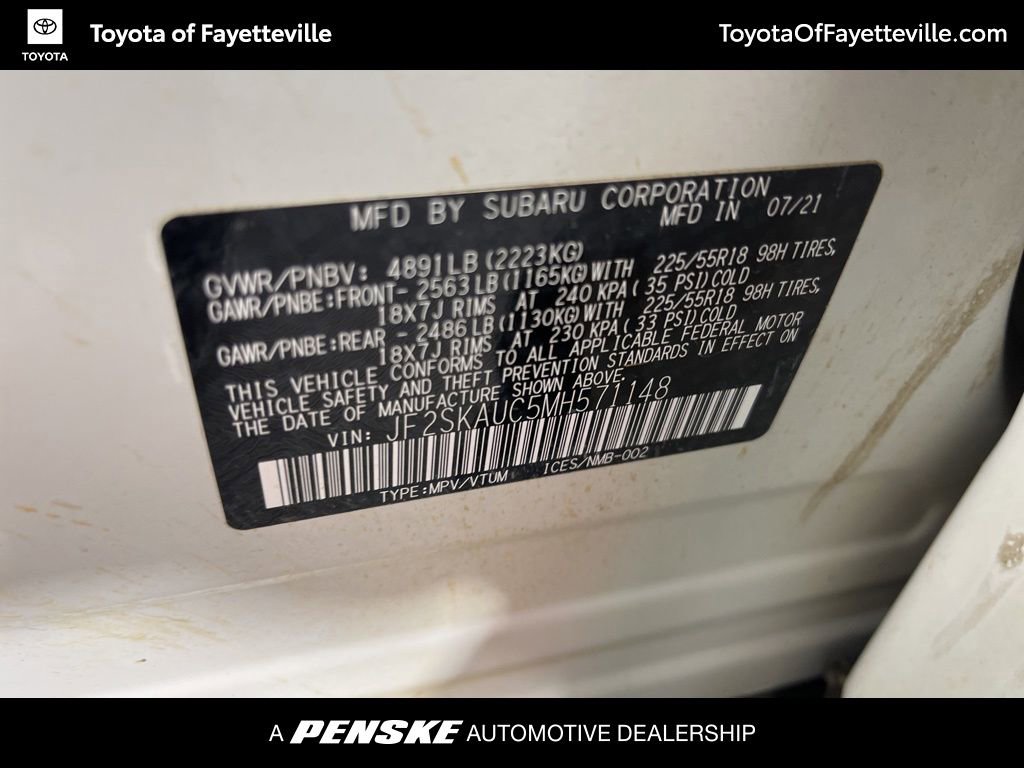 Used 2021 Subaru Forester Limited w/ Popular Package #3 image 36