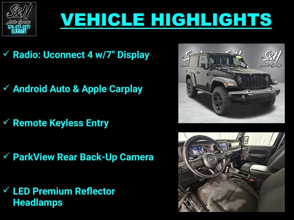 Used 2021 Jeep Wrangler Willys image 3