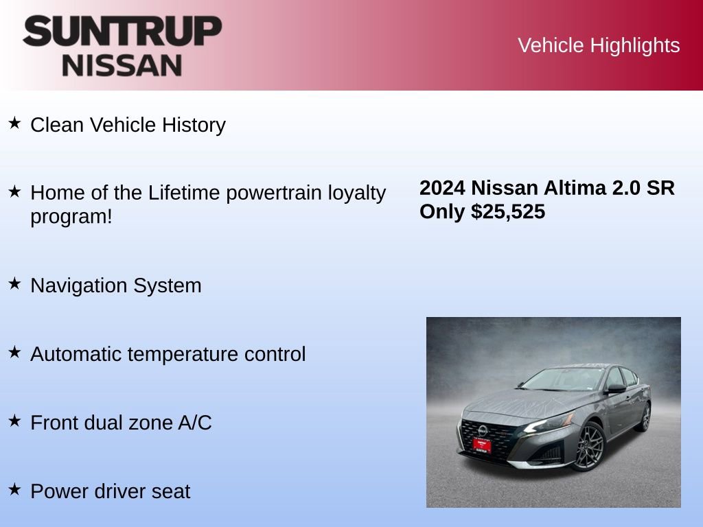 Used 2024 Nissan Altima 2.0 SR image 8