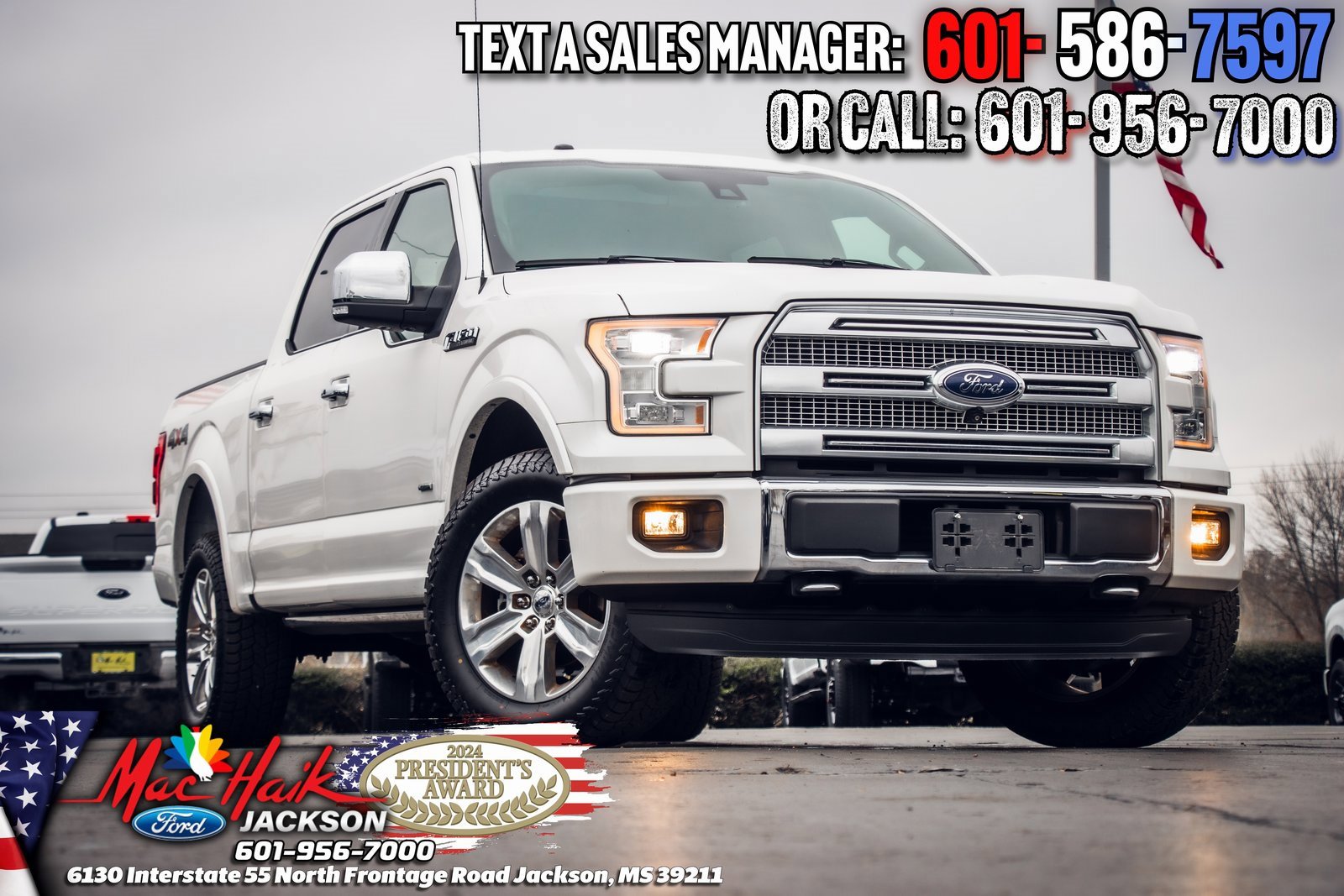 Used 2015 Ford F150 Platinum w/ Equipment Group 701A Luxury image 1