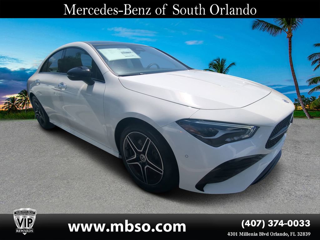 New 2025 Mercedes-Benz CLA 250 4MATIC image 1