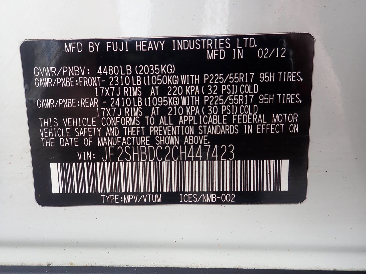 Used 2012 Subaru Forester 2.5X Premium w/ Popular Pkg 3 image 8