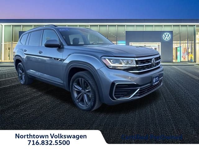 Certified 2021 Volkswagen Atlas SE w/ Panoramic Sunroof Package image 1