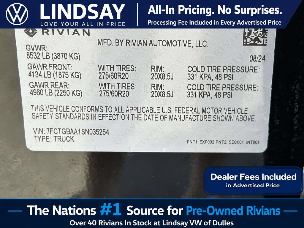 Used 2025 Rivian R1T Adventure AWD/4WD image 28