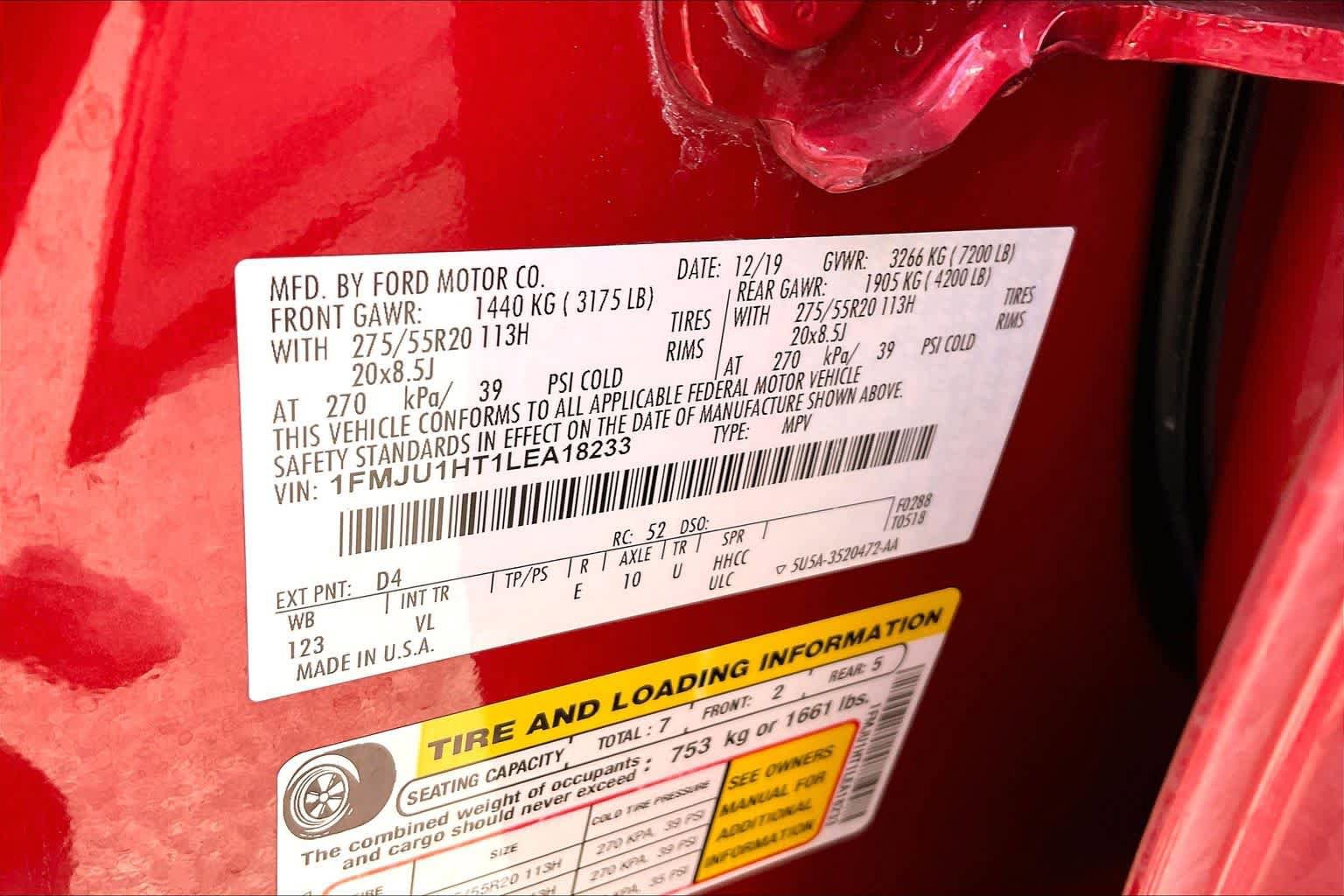 Used 2020 Ford Expedition XLT w/ Equipment Group 202A image 34