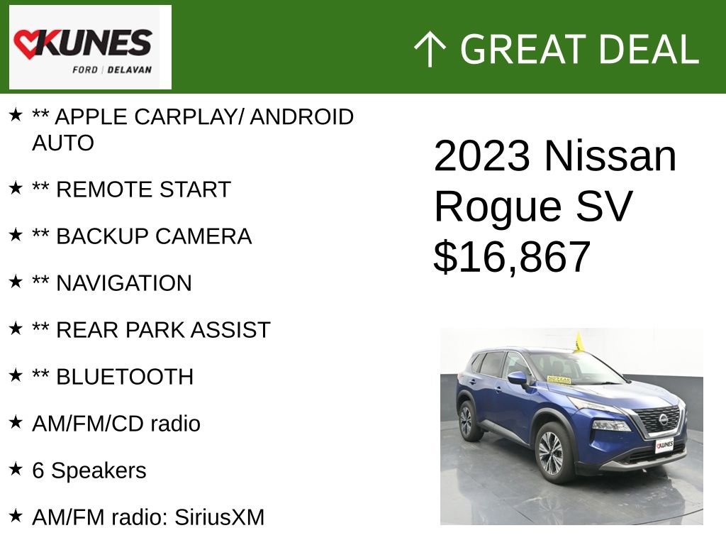 Used 2023 Nissan Rogue SV image 2