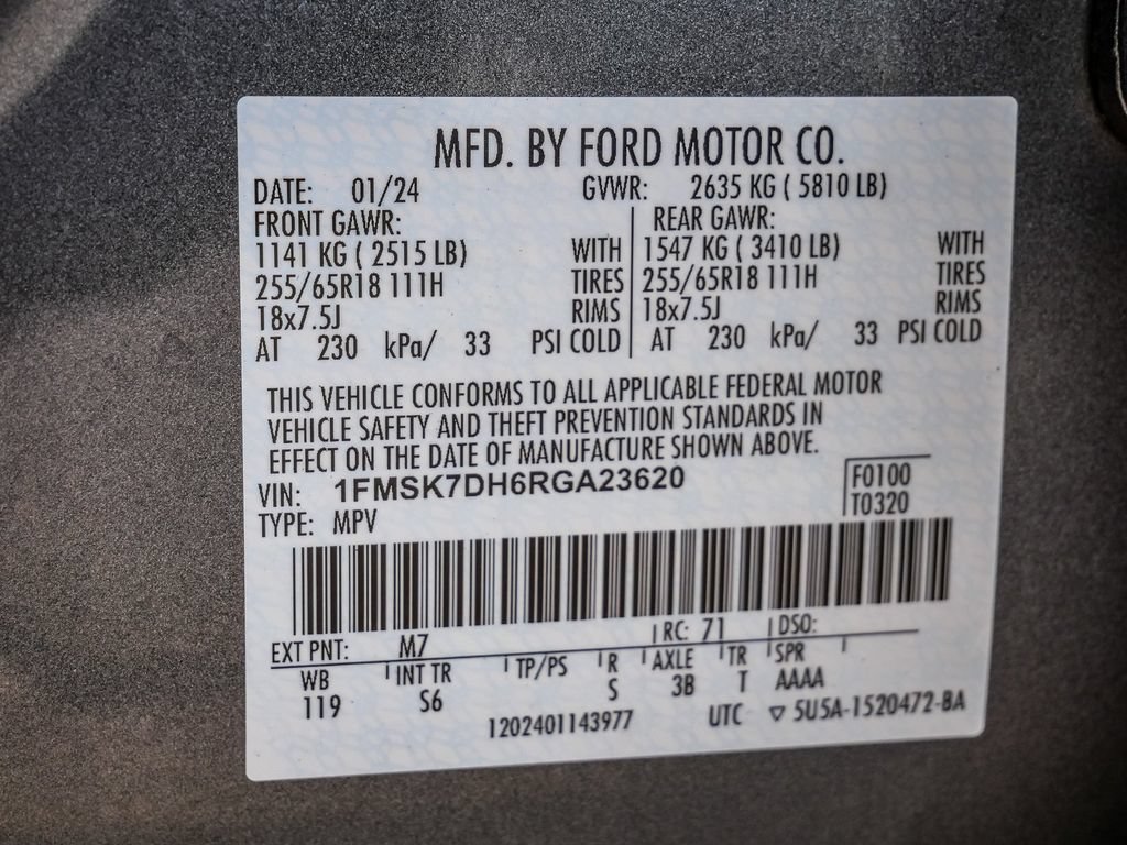 Used 2024 Ford Explorer XLT w/ Equipment Group 202A RWD image 36