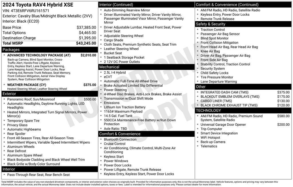 Used 2024 Toyota RAV4 XSE w/ Advanced Technology Package image 20