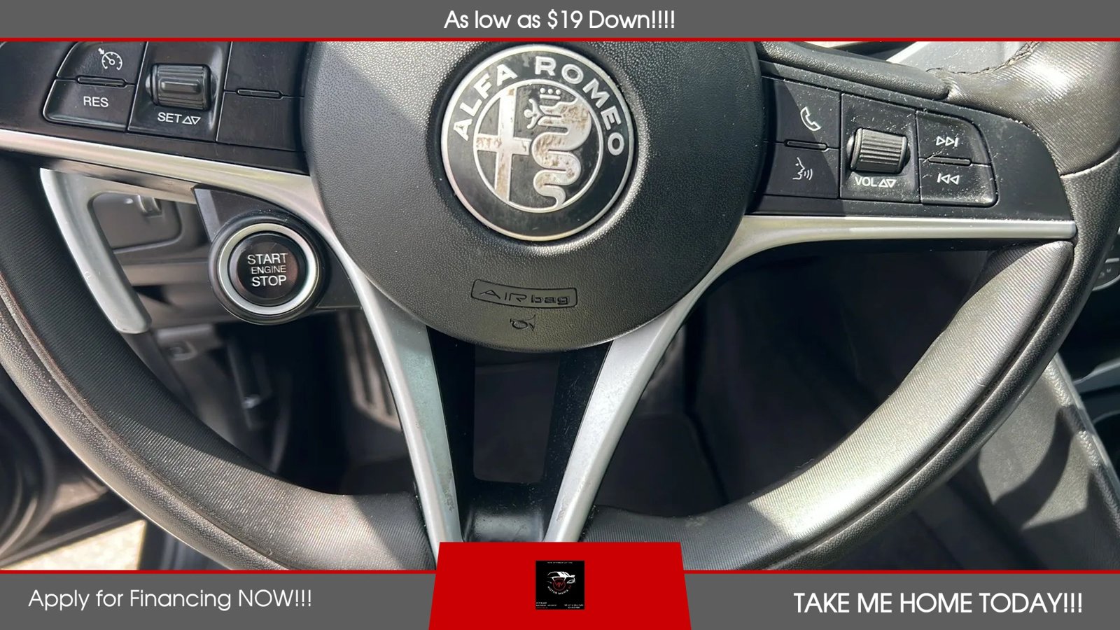 Used 2019 Alfa Romeo Giulia Ti Sport w/ Quick Order Package 22S Sport AWD/4WD image 16
